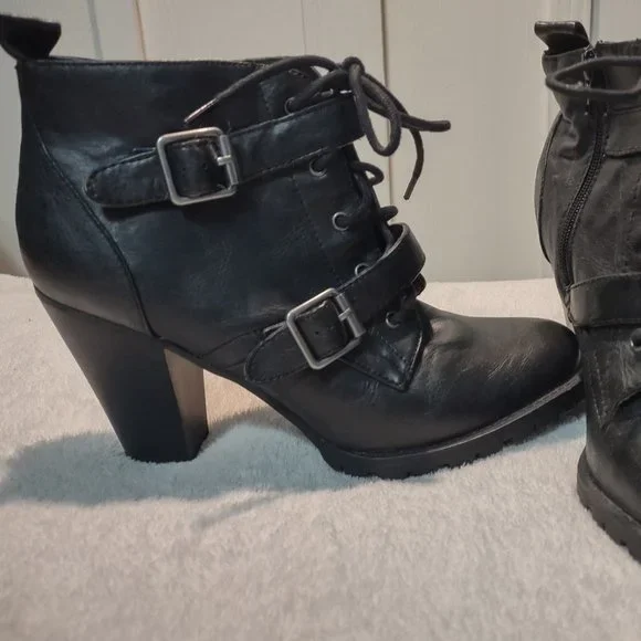 Madden Girl Shoes Madden Girl Booties Black With Buckle